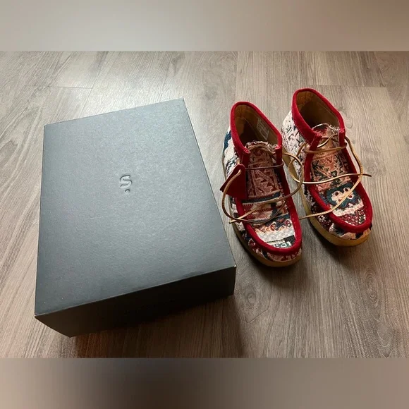 Todd Snyder x Clarks Originals Wallabee Red Kaleidoscope Mens US9.5